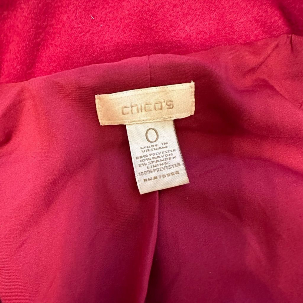 Chico's Fuchsia Pink Jacket Coat - Picture 6 of 11